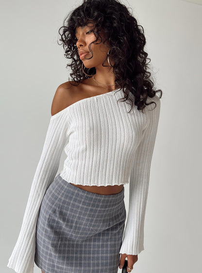 Santorini Knit Top Ivory