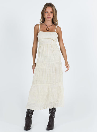 Ricci Maxi Dress Ivory