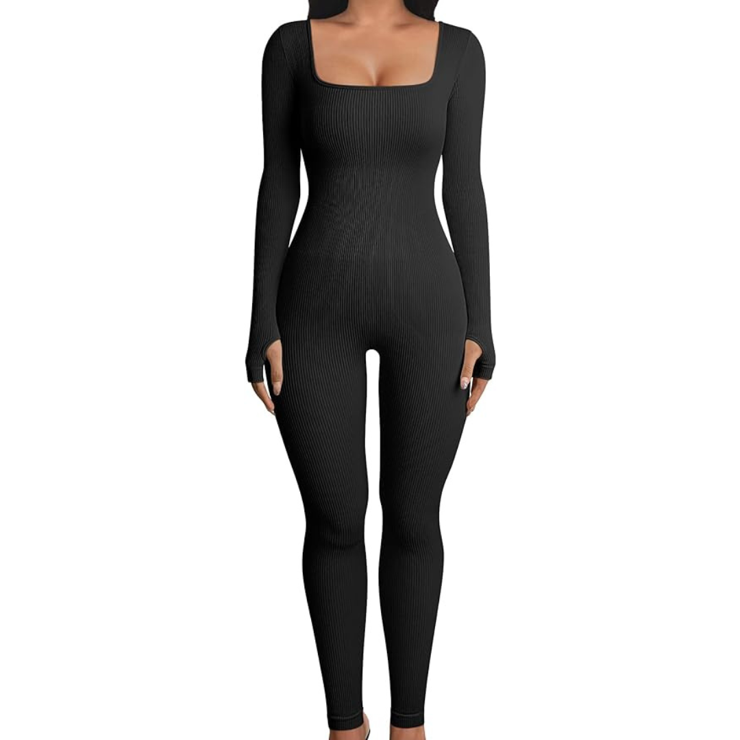 Snatched Long Sleeve Jumpsuit