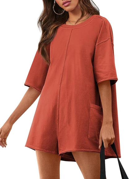 Oversized T-Shirt Romper