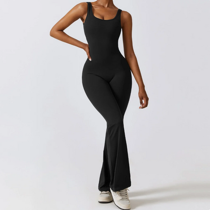 Snatched Flare Jumpsuit