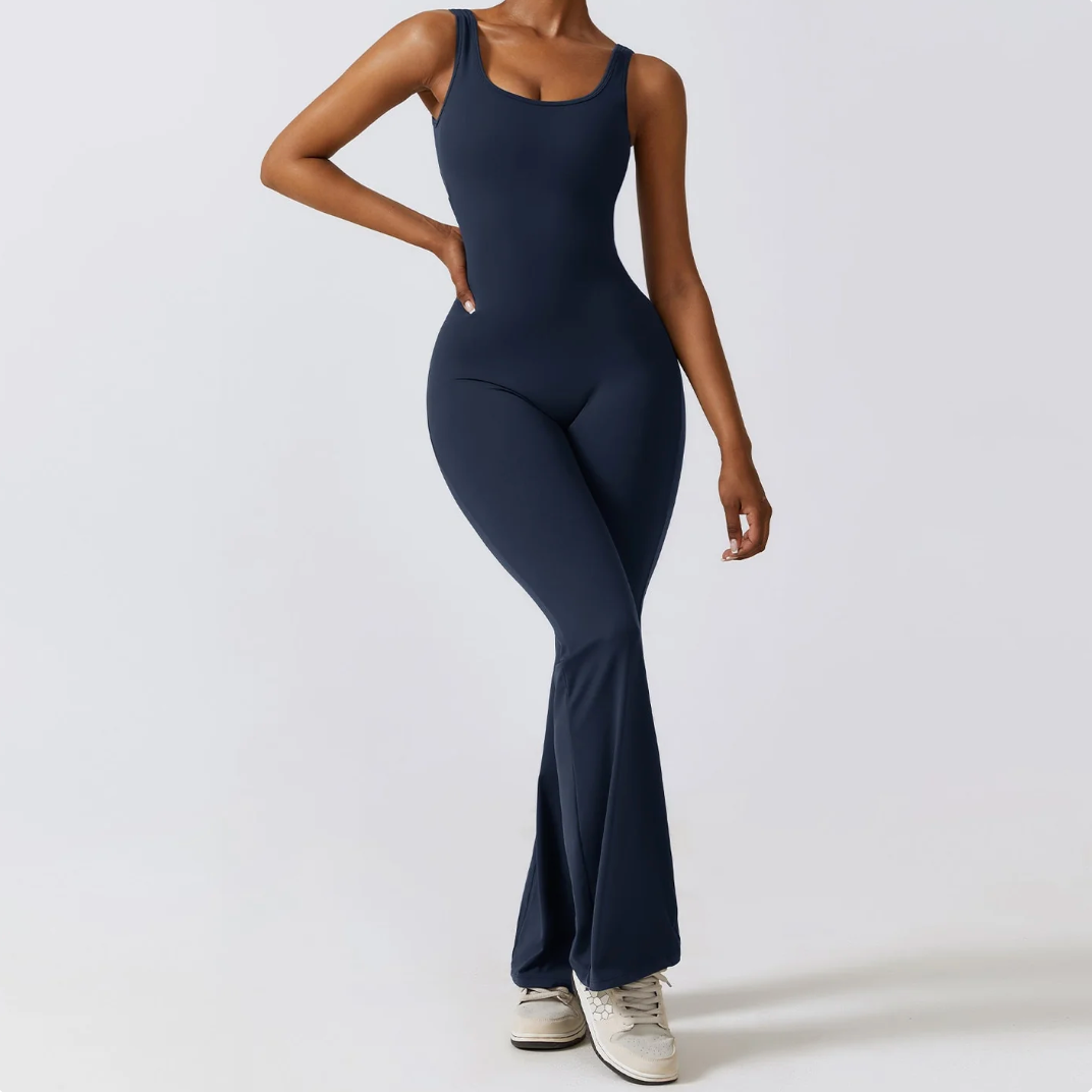 Snatched Flare Jumpsuit