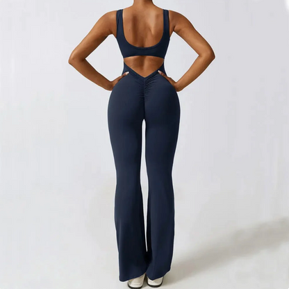 Snatched Flare Jumpsuit