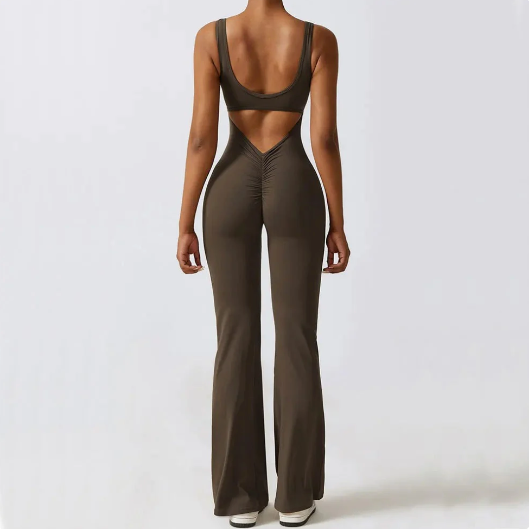 Snatched Flare Jumpsuit